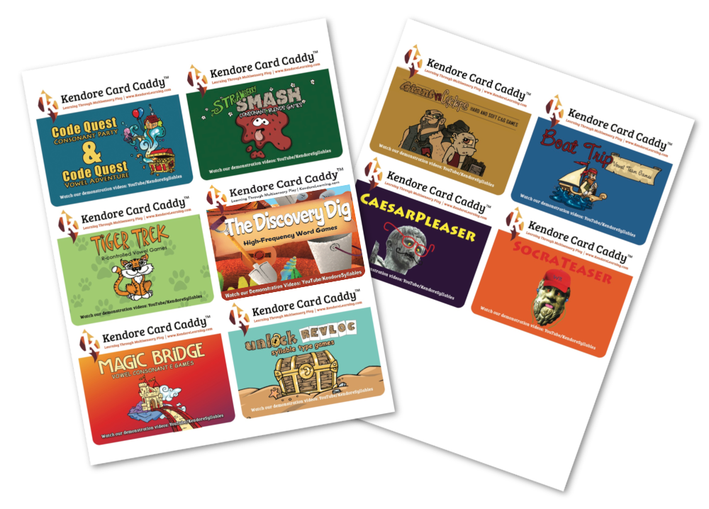 Card Deck Labels for Card Caddies: Free Download